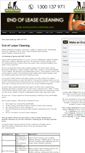 Mobile Screenshot of endleasecleaning.com.au